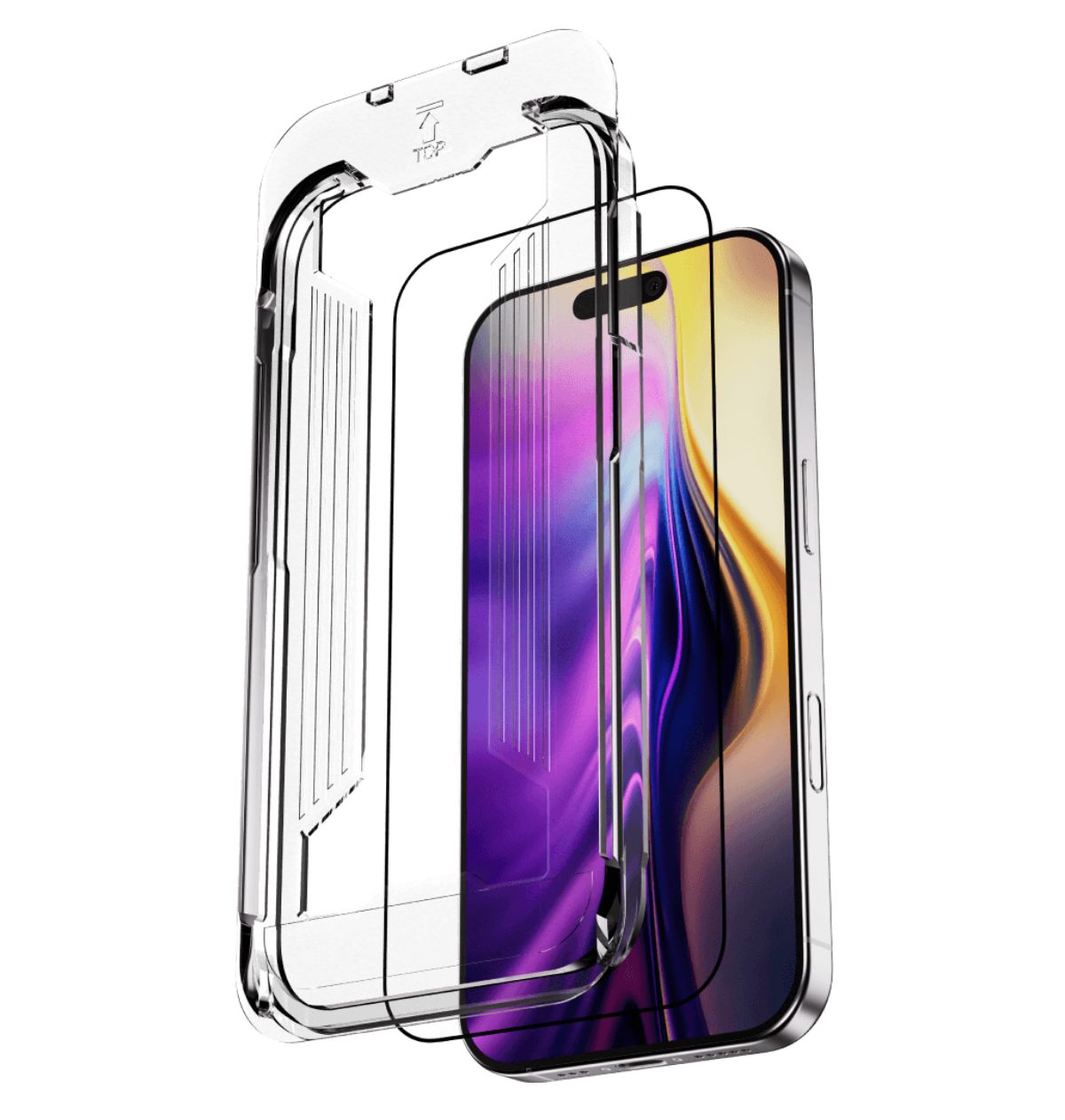 Blupebble Graphene Rock Series Clear Screen Protector for iP